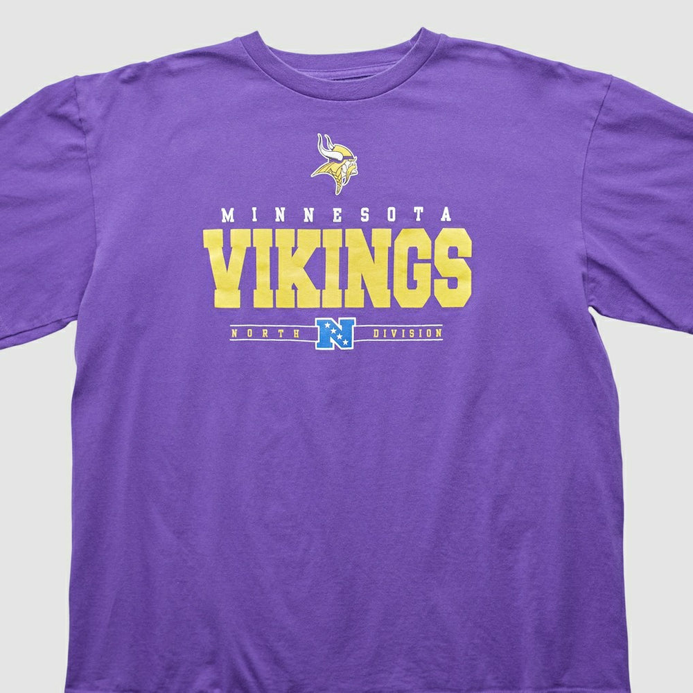 Minnesota Vikings NFL 2000s T-shirt Purple Vintage - Fanatics