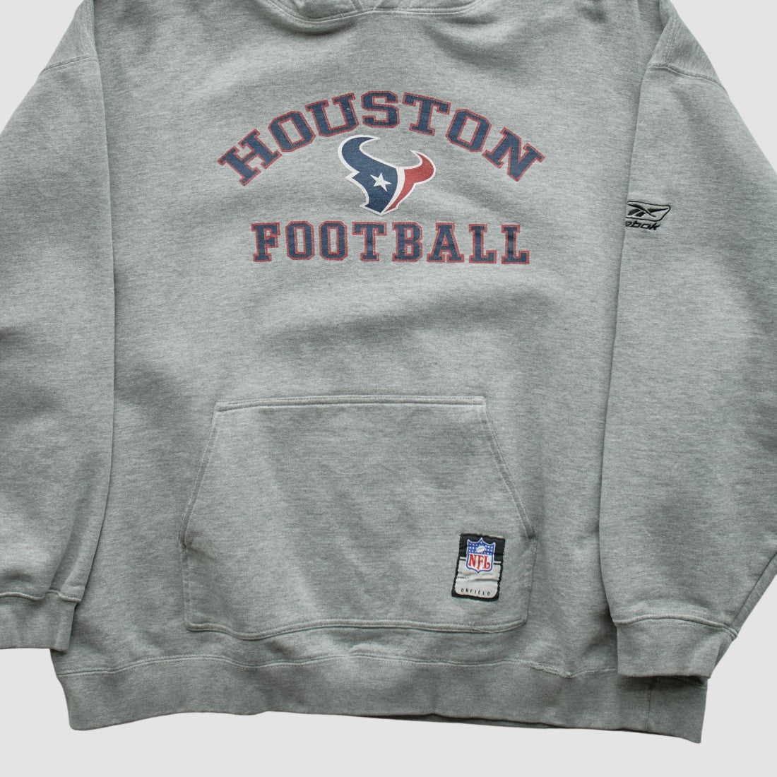 Houston Texans NFL 2000s Hooded Pullover Sweatshirt Heather Gray Vintage - Fanatics