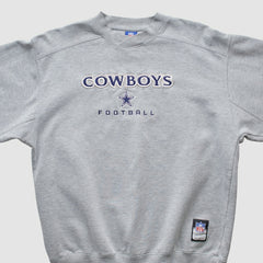 Dallas Cowboys Reebok 2000s Pullover Sweatshirt Heather Gray Vintage - Fanatics