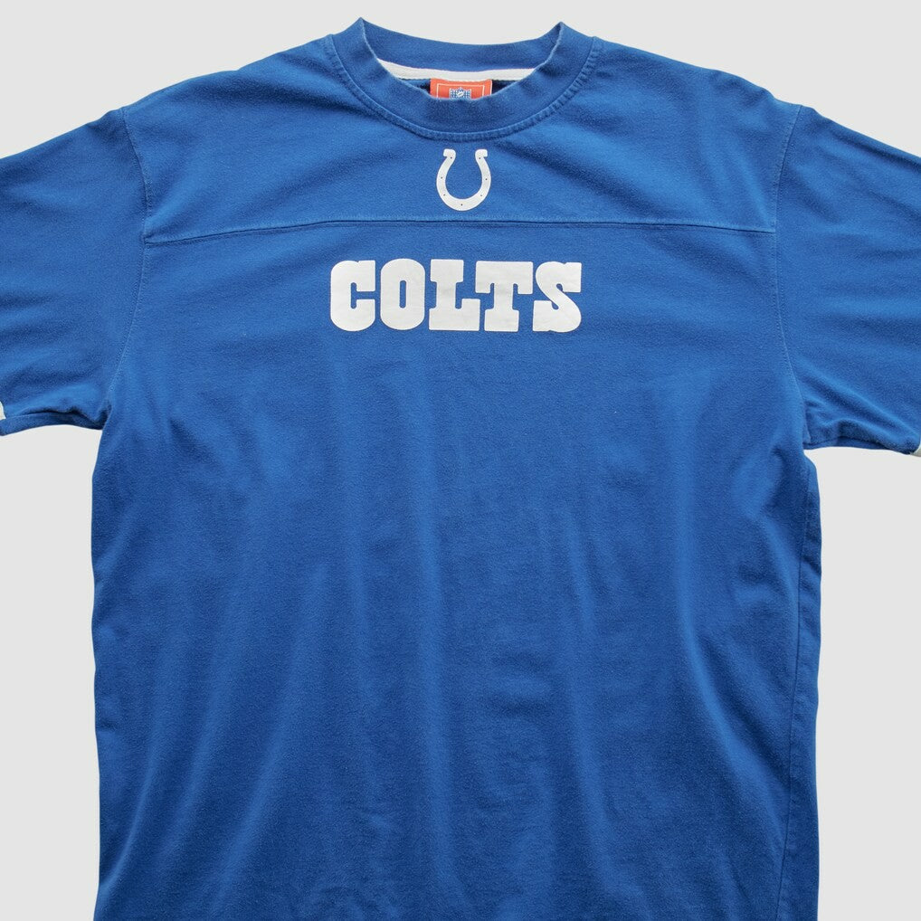 Indianapolis Colts NFL 2000s Long Sleeve T-shirt Blue Vintage - Fanatics