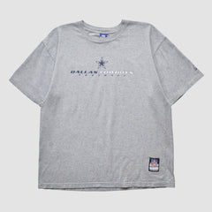Dallas Cowboys Reebok 2000s T-shirt Heather Gray Vintage - Fanatics