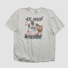 Adidas - Lebron James 2010s T-shirt - White Vintage