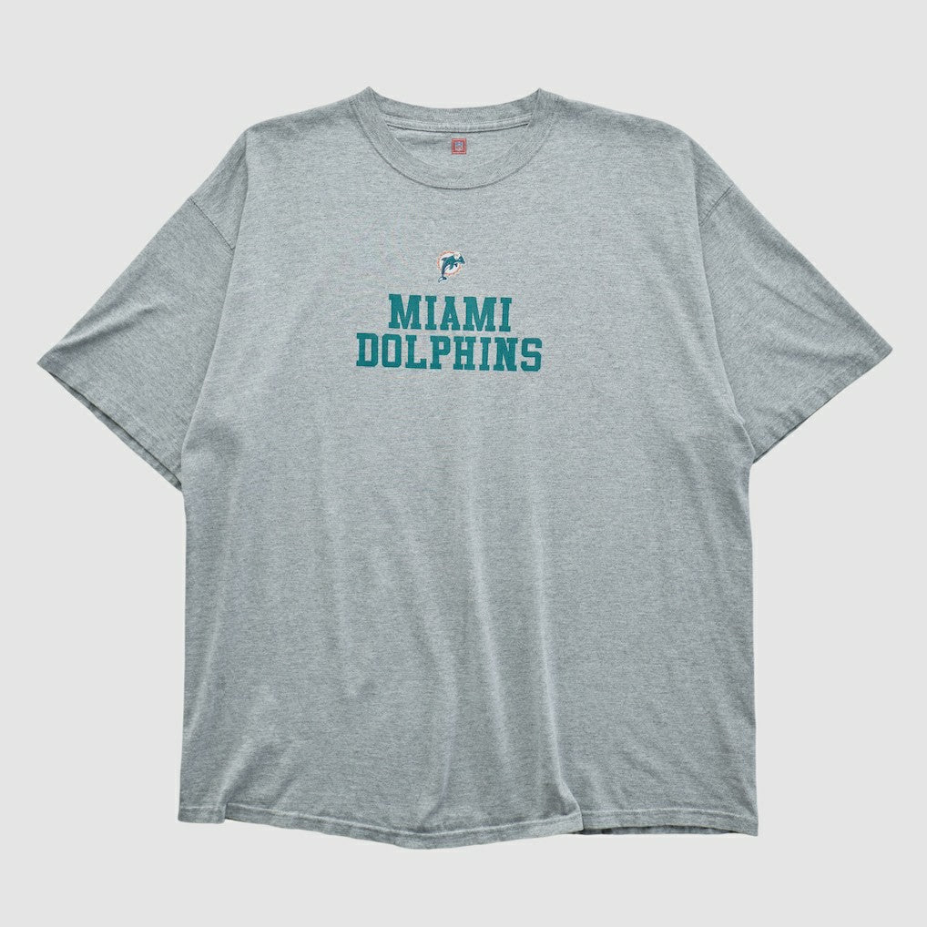 Miami Dolphins NFL 2000s T-shirt Heather Gray Vintage - Fanatics