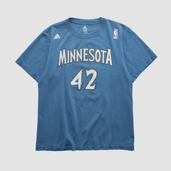 Adidas - Minnesota Timberwolves 2010s T-shirt - Blue Vintage
