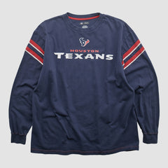 Houston Texans NFL 2010s Long Sleeve T-shirt Navy Vintage - Fanatics