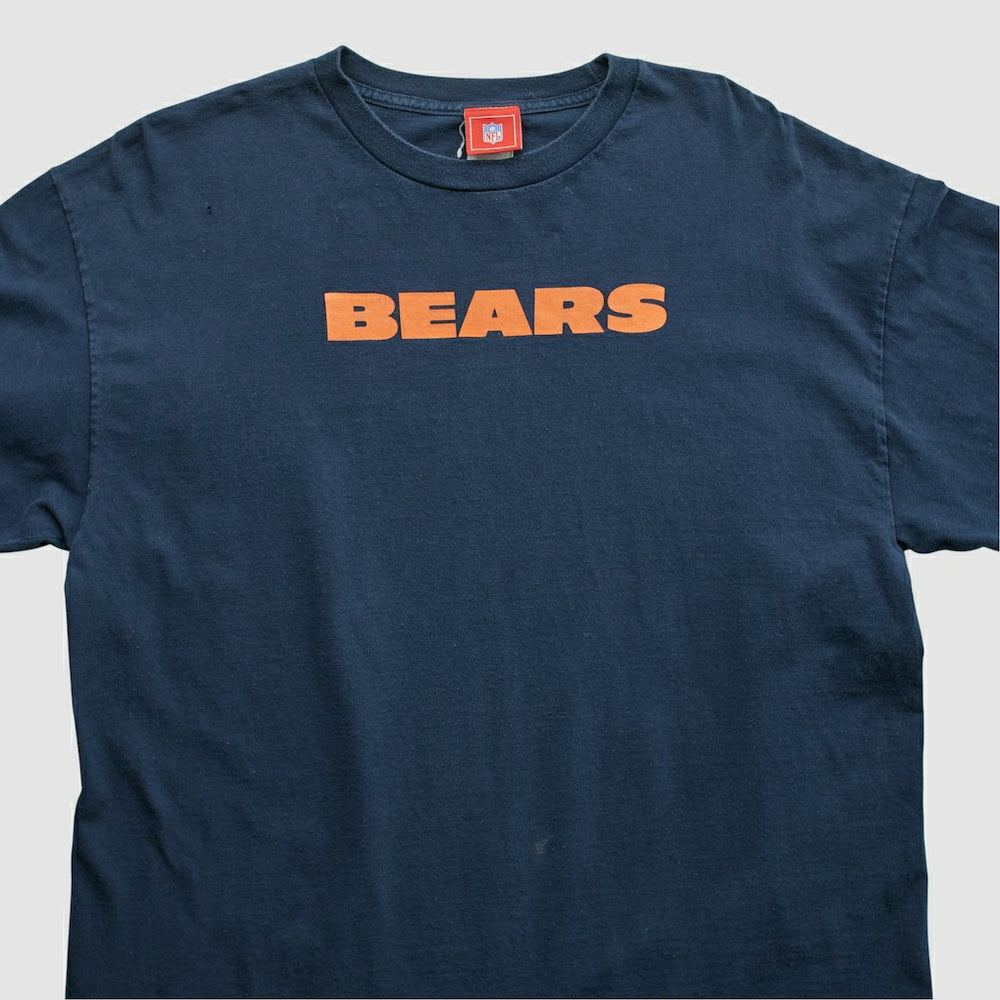 Chicago Bears NFL 2000s Long Sleeve T-shirt Navy Vintage - Fanatics