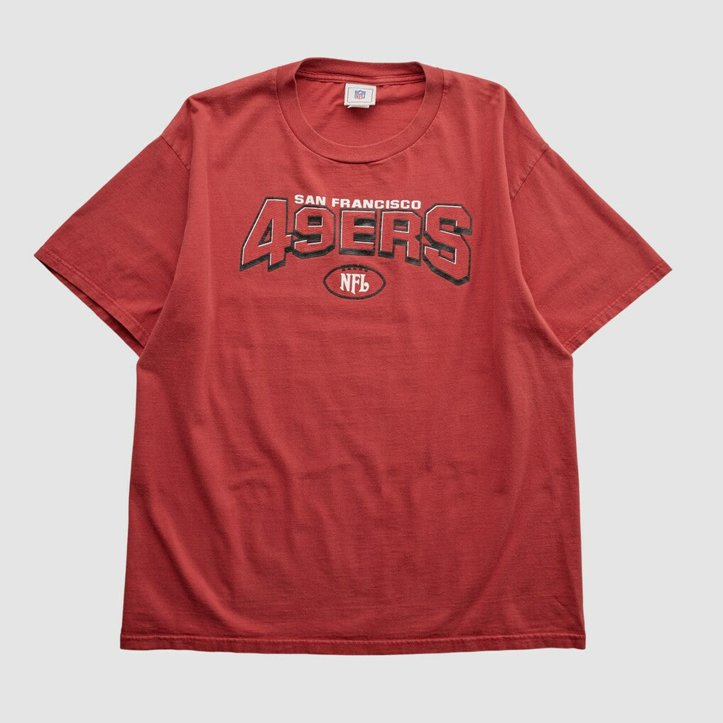 San Francisco 49ers NFL 2000s T-shirt Red Vintage - Fanatics