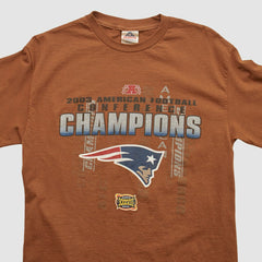 New England Patriots Alstyle 2003 Long Sleeve T-shirt Clay Vintage - Fanatics