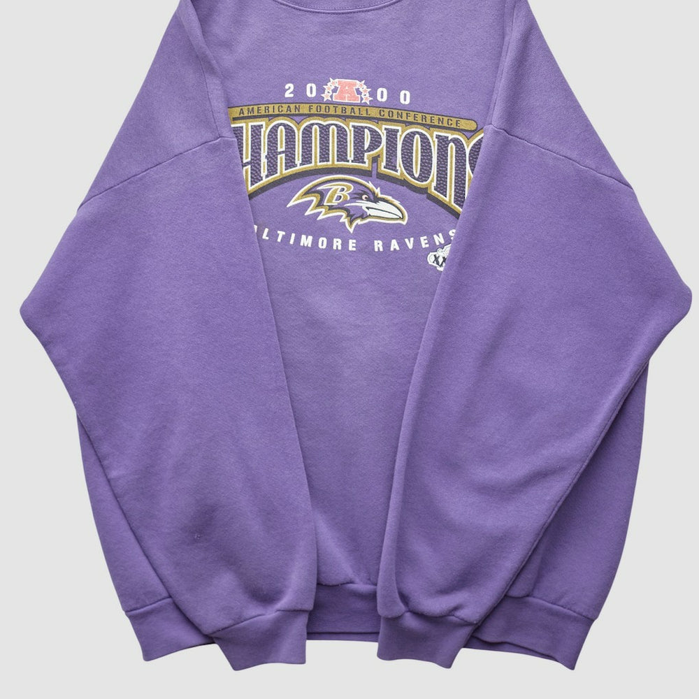 Baltimore Ravens Tultex 2000 Pullover Sweatshirt Purple Vintage - Fanatics