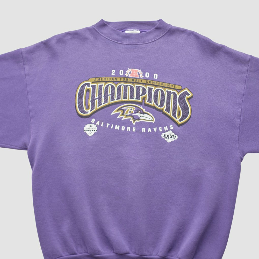 Baltimore Ravens Tultex 2000 Pullover Sweatshirt Purple Vintage - Fanatics