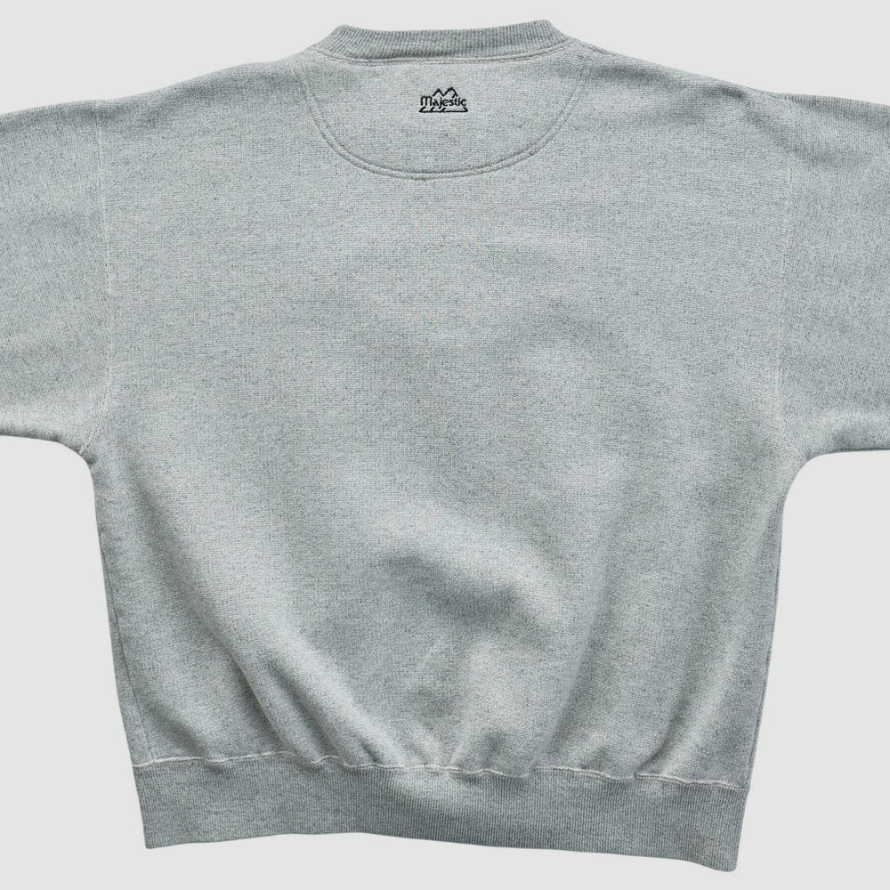 Minnesota Vikings Majestic 2000s Pullover Sweatshirt Heather Gray Vintage - Fanatics