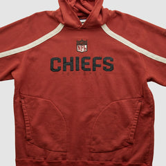 Kansas City Chiefs Reebok 2000s Hooded Pullover Sweatshirt Red Vintage - Fanatics