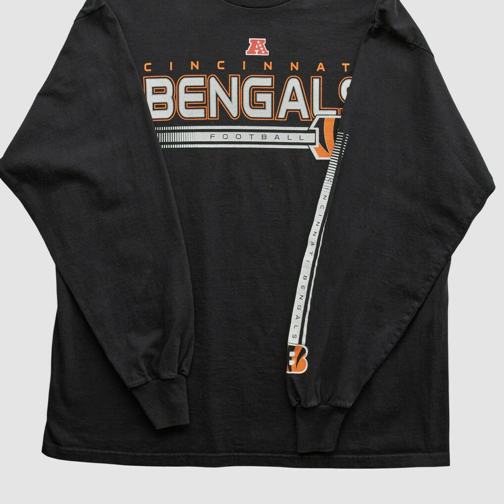 Cincinnati Bengals NFL 2010s Long Sleeve T-shirt Black Vintage - Fanatics