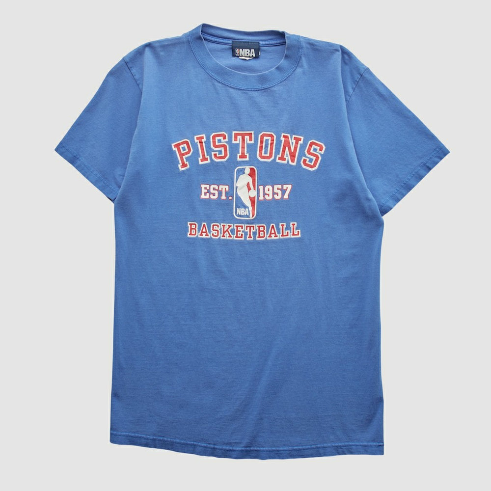 Vintage - Detroit Pistons NBA 2000s T-shirt - Blue Vintage
