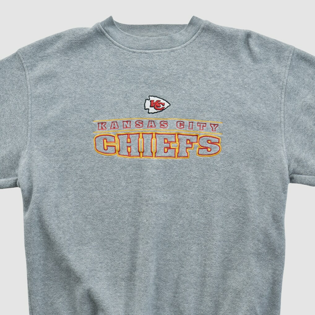 Kansas City Chiefs Active 2000s Pullover Sweatshirt Gray Vintage - Fanatics