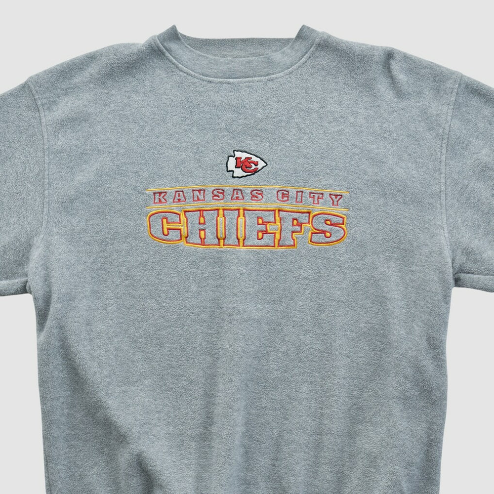 Kansas City Chiefs Active 2000s Pullover Sweatshirt Gray Vintage - Fanatics