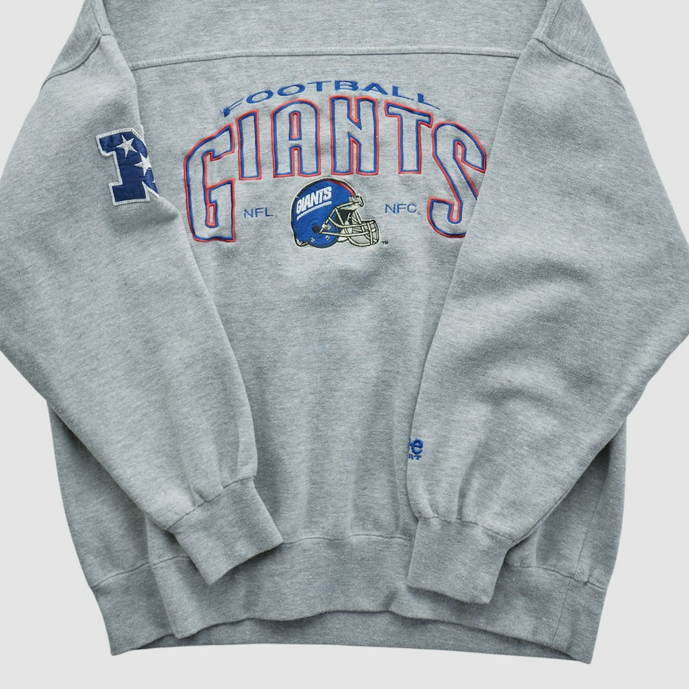 New York Giants Lee Apparel 90s Pullover Sweatshirt Gray Vintage - Fanatics