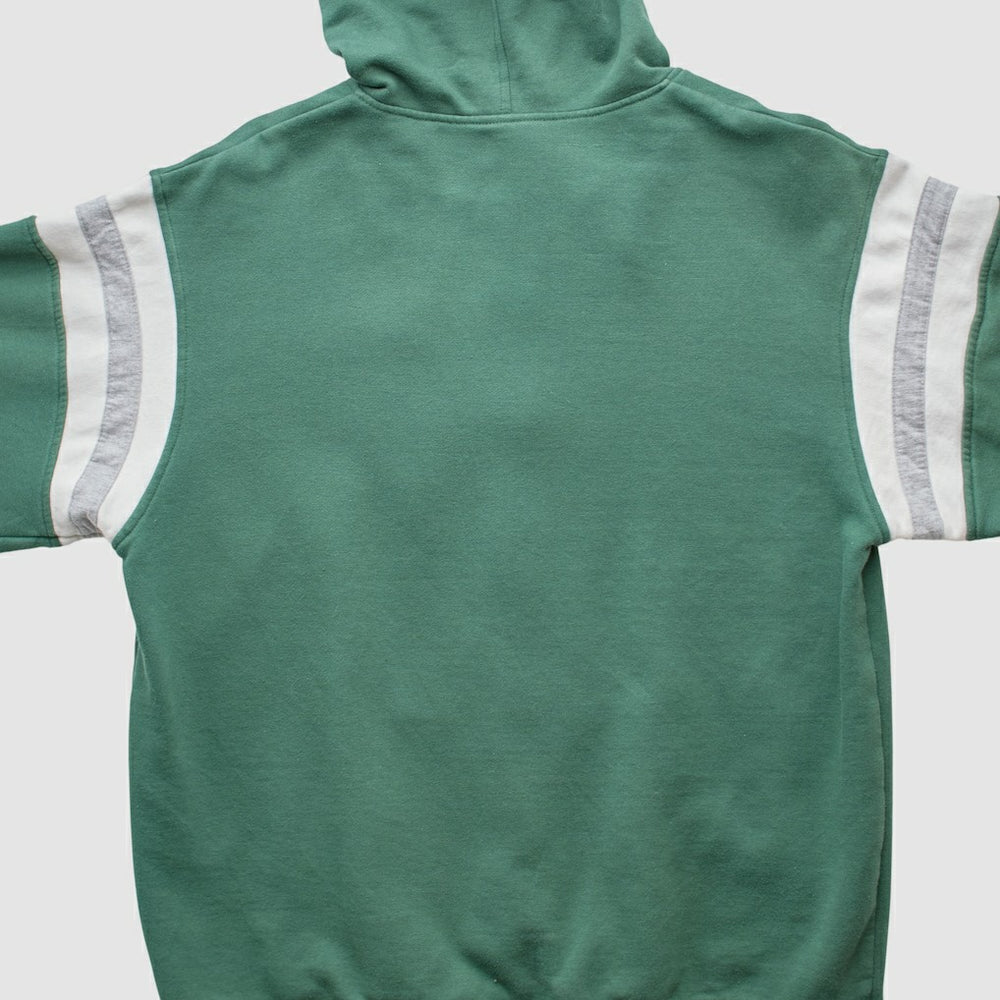 New York Jets Reebok 2000s Hooded Full Zip Sweatshirt Green Vintage - Fanatics