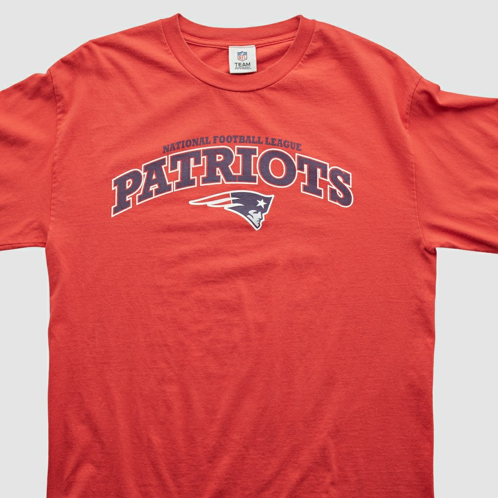 New England Patriots NFL 2010s Long Sleeve T-shirt Red Vintage - Fanatics