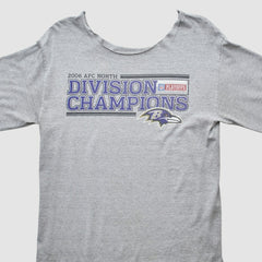 Baltimore Ravens 2006 Long Sleeve T-shirt Heather Gray Vintage - Fanatics