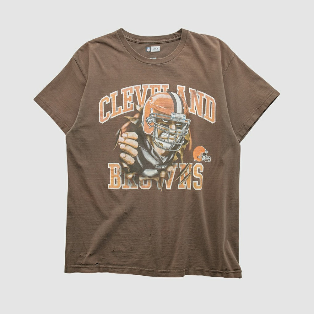 Cleveland Browns NFL 2000s T-shirt Brown Vintage - Fanatics