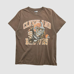 Cleveland Browns NFL 2000s T-shirt Brown Vintage - Fanatics