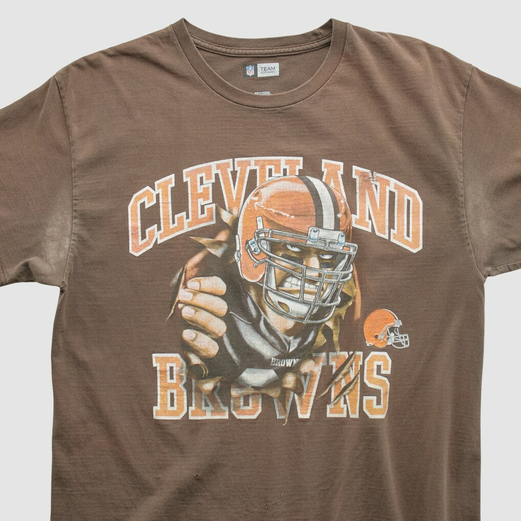 Cleveland Browns NFL 2000s T-shirt Brown Vintage - Fanatics