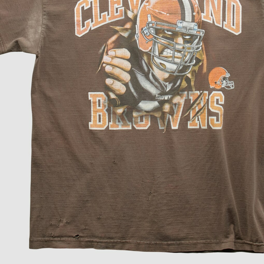 Cleveland Browns NFL 2000s T-shirt Brown Vintage - Fanatics
