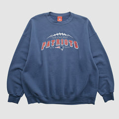 New England Patriots NFL 2000s Pullover Sweatshirt Navy Vintage - Fanatics