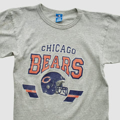 Chicago Bears Champion 80s T-shirt Heather Gray Vintage - Fanatics