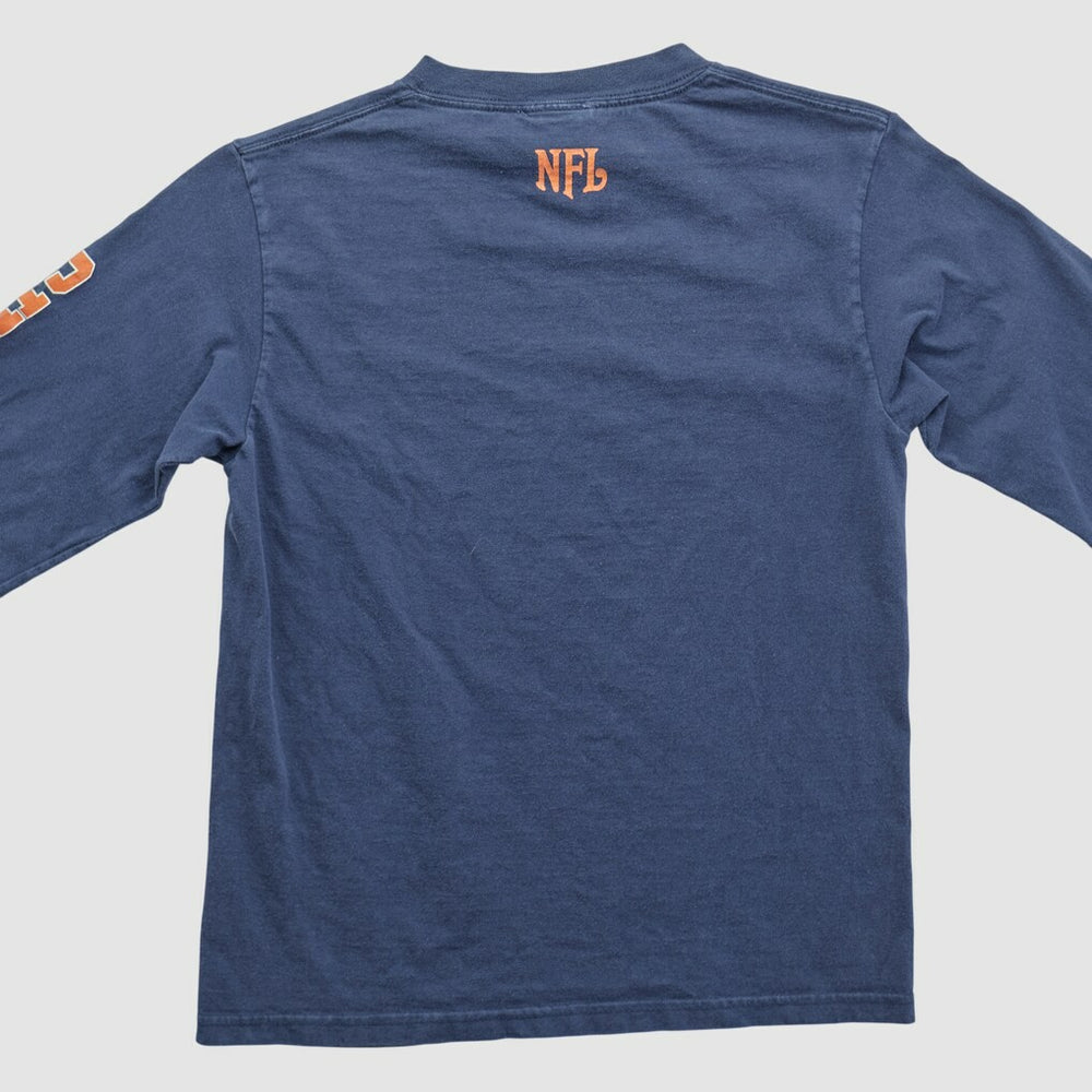 Chicago Bears NFL 2000s Long Sleeve T-shirt Navy Vintage - Fanatics