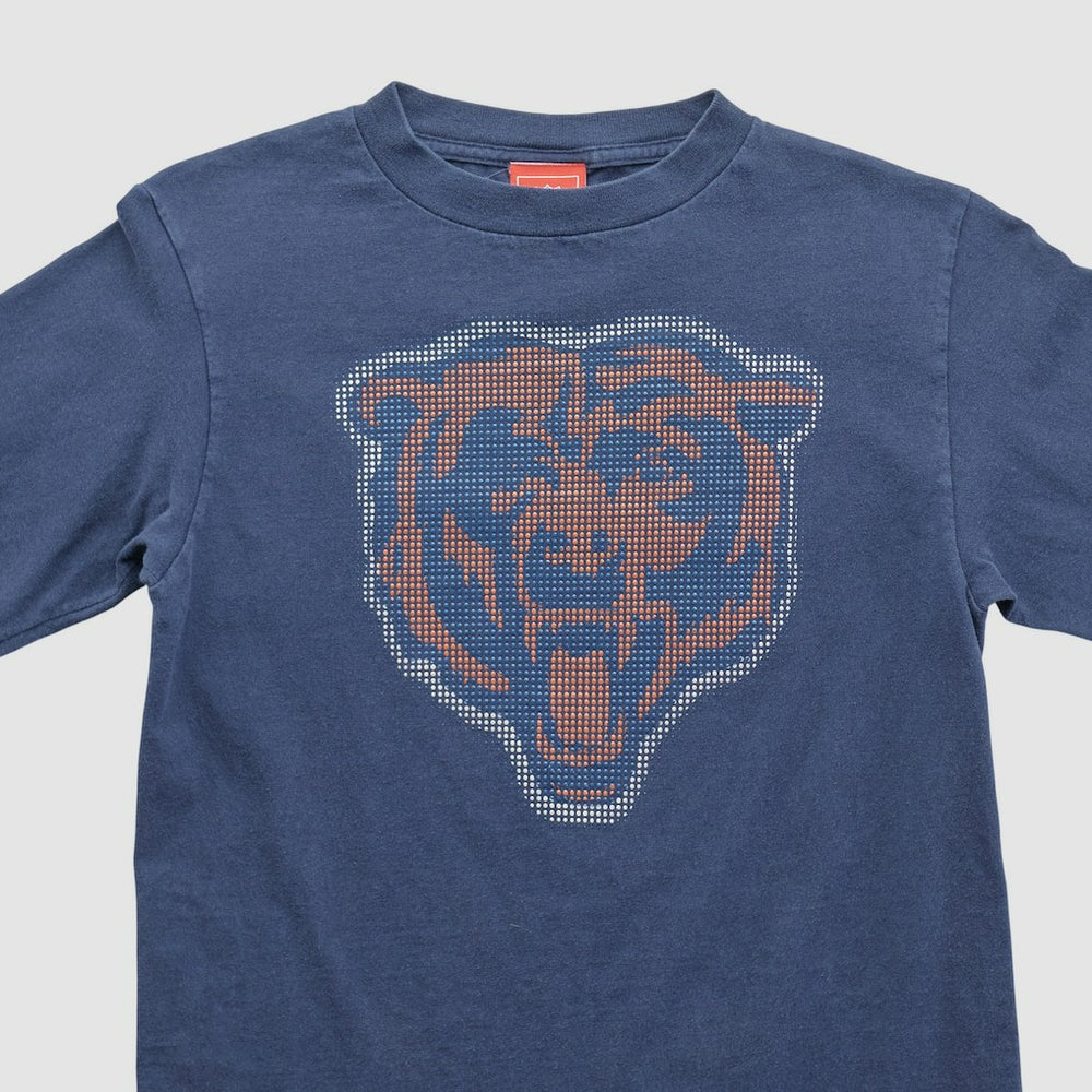 Chicago Bears NFL 2000s Long Sleeve T-shirt Navy Vintage - Fanatics