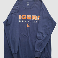 Detroit Tigers Lee Sport 2000s Long Sleeve T-shirt Clearance
