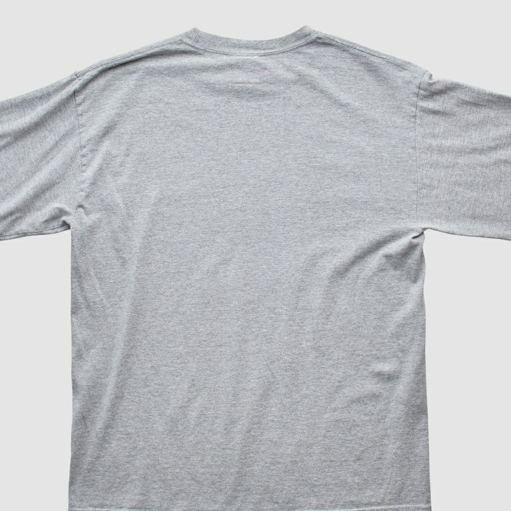 New England Patriots Reebok 2000s Long Sleeve T-shirt Heather Gray Vintage - Fanatics