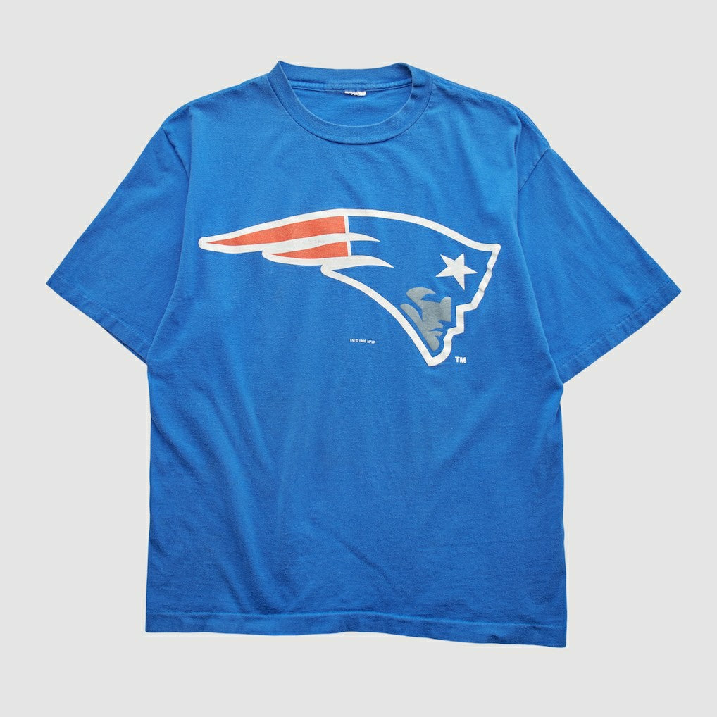 New England Patriots 1995 T-shirt Blue Vintage - Fanatics