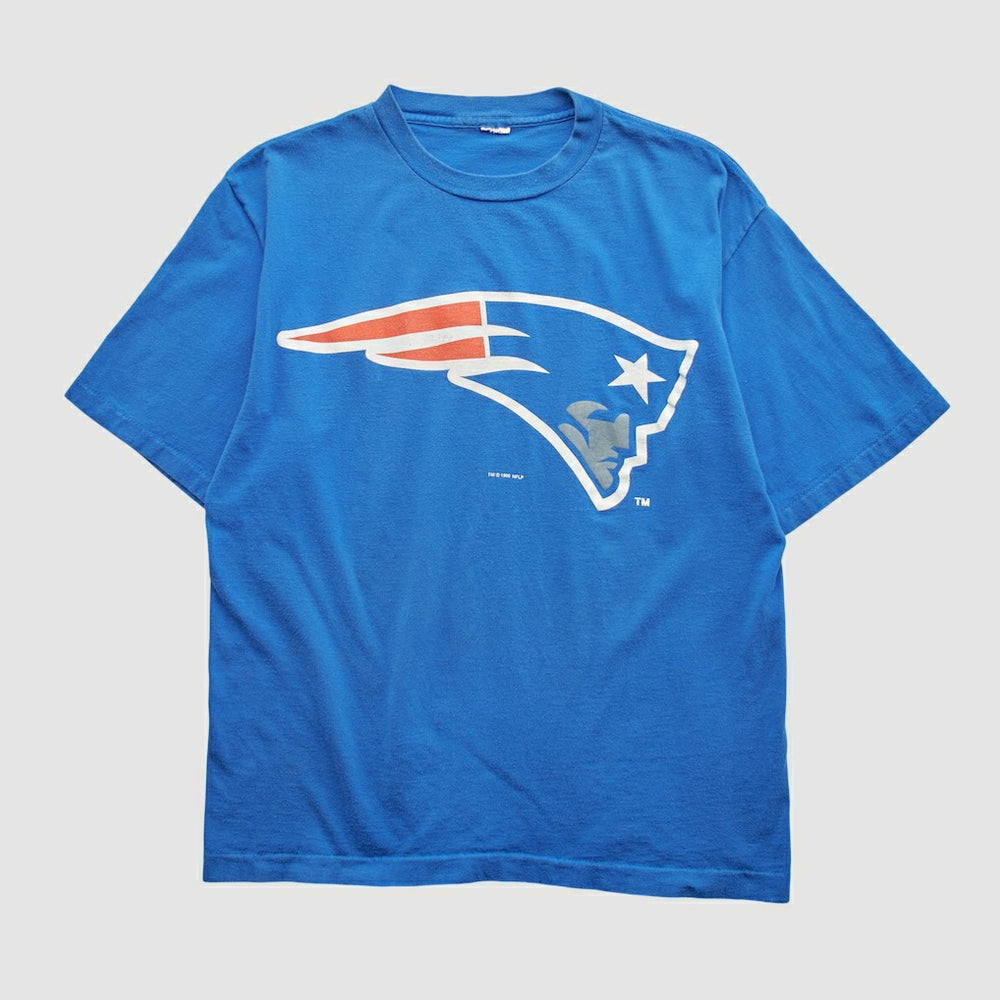 New England Patriots 1995 T-shirt Blue Vintage - Fanatics