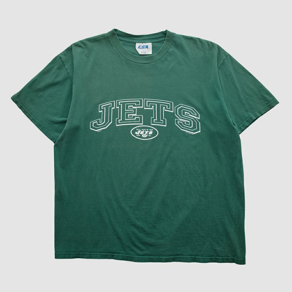 New York Jets CSA 90s T-shirt Green Vintage - Fanatics