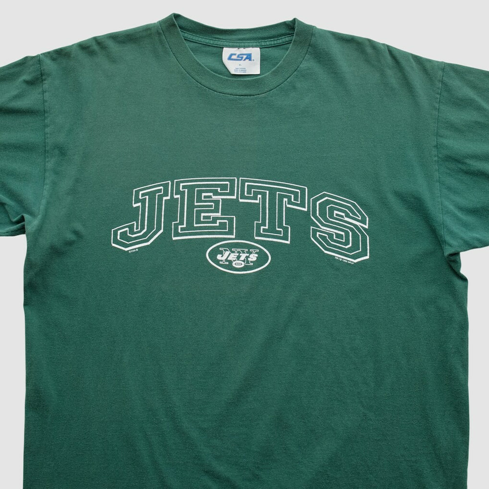 New York Jets CSA 90s T-shirt Green Vintage - Fanatics