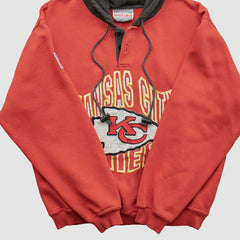 Kansas City Chiefs Pro Line 90s Hooded Pullover Sweatshirt Red Vintage - Fanatics