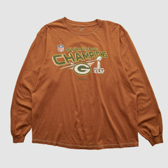Super Bowl Champions XLV Reebok 2011 Long Sleeve T-shirt Clay Vintage - Fanatics