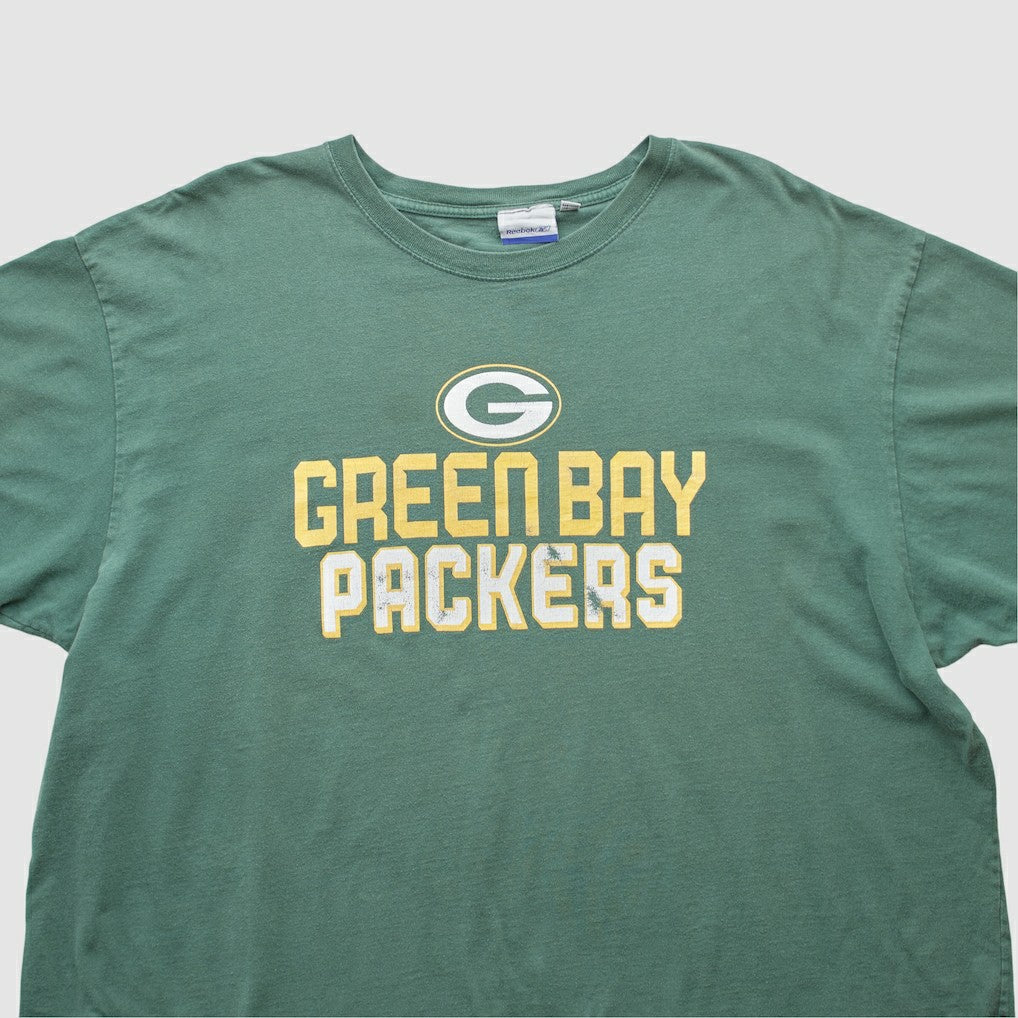 Green Bay Packers Reebok 2000s T-shirt Green Vintage - Fanatics