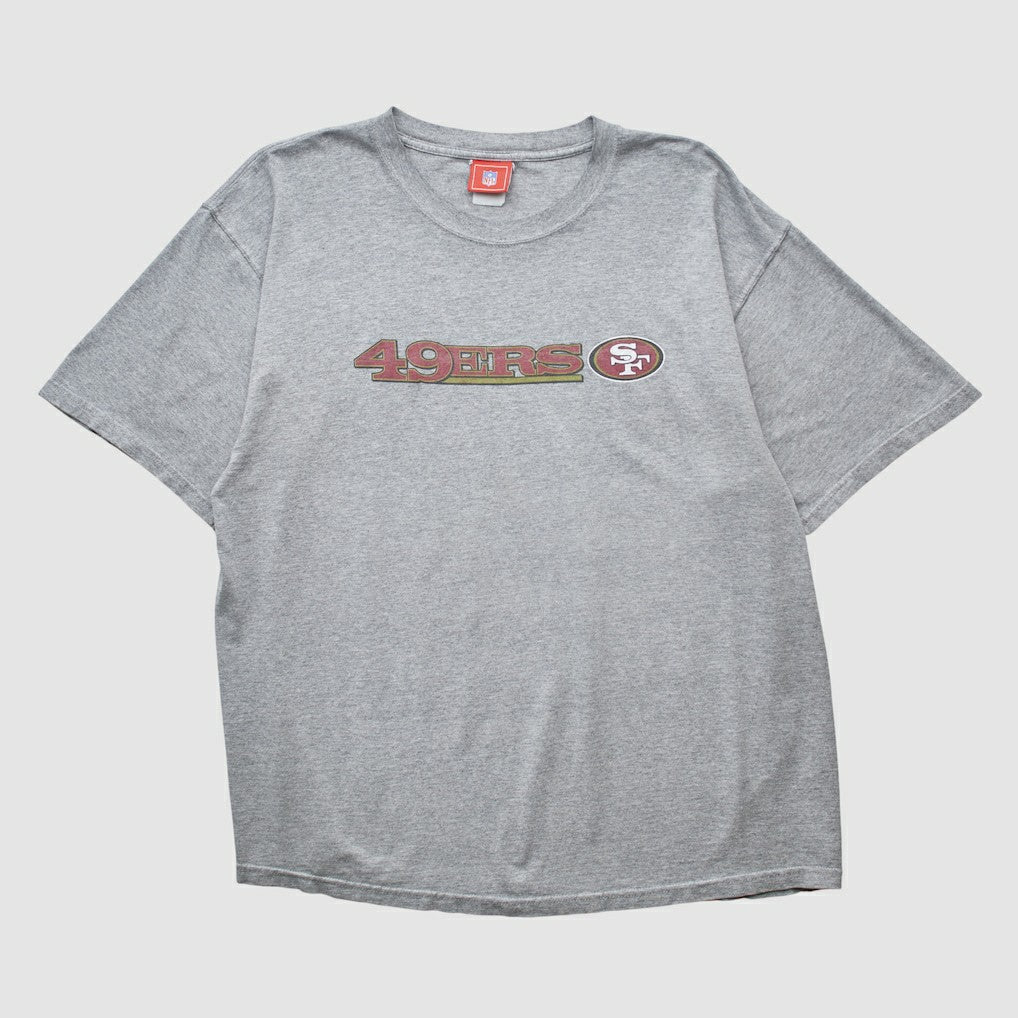 San Francisco 49ers NFL 2000s T-shirt Heather Gray Vintage - Fanatics