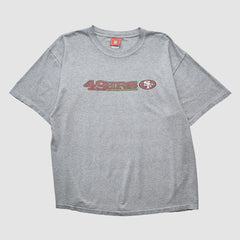 San Francisco 49ers NFL 2000s T-shirt Heather Gray Vintage - Fanatics