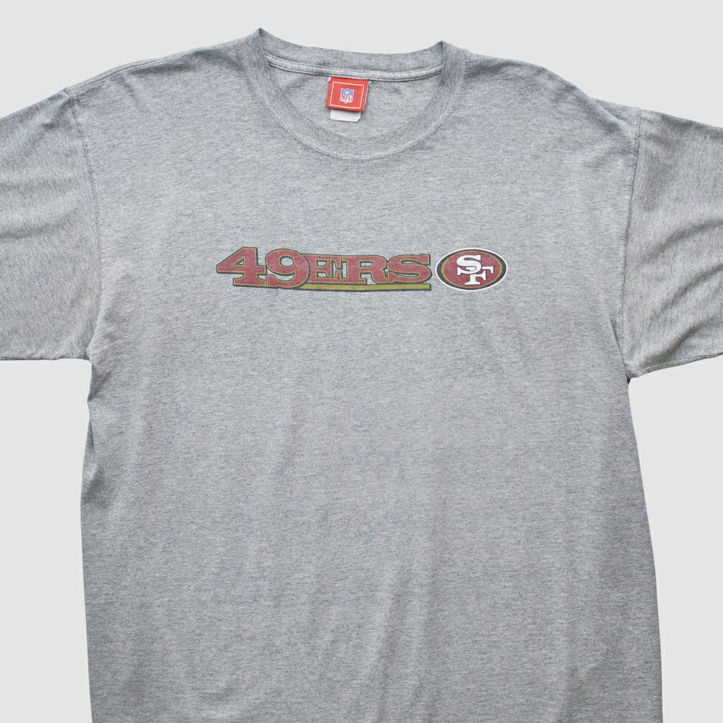 San Francisco 49ers NFL 2000s T-shirt Heather Gray Vintage - Fanatics