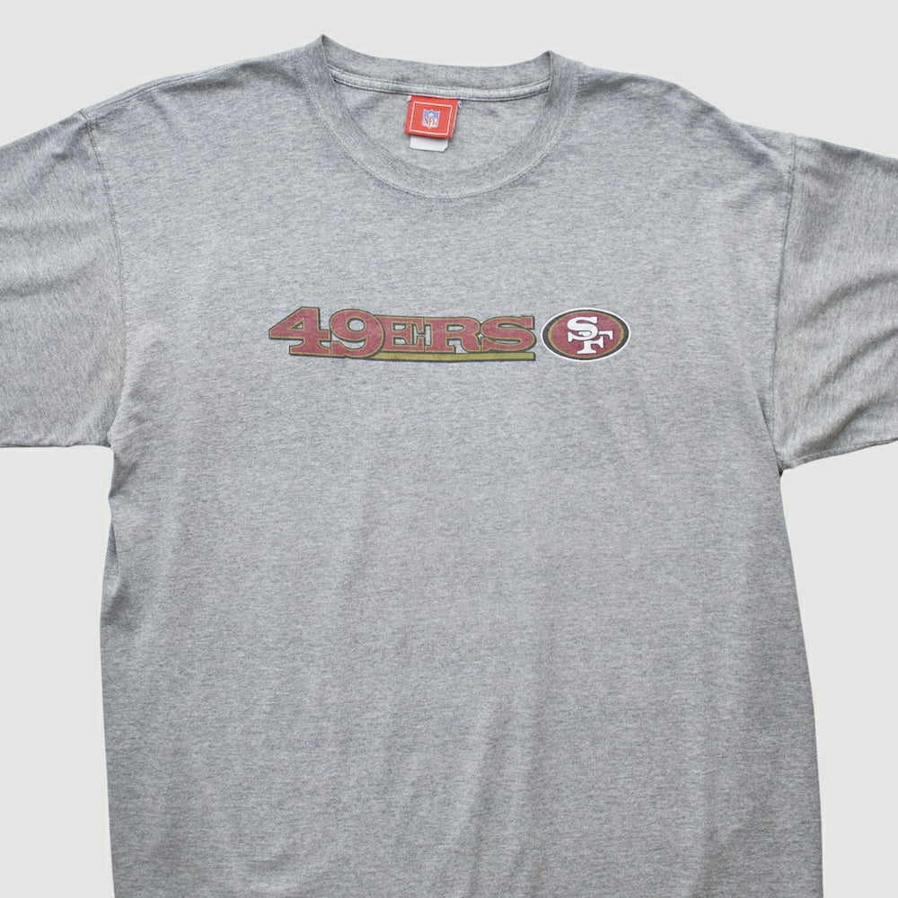 San Francisco 49ers NFL 2000s T-shirt Heather Gray Vintage - Fanatics
