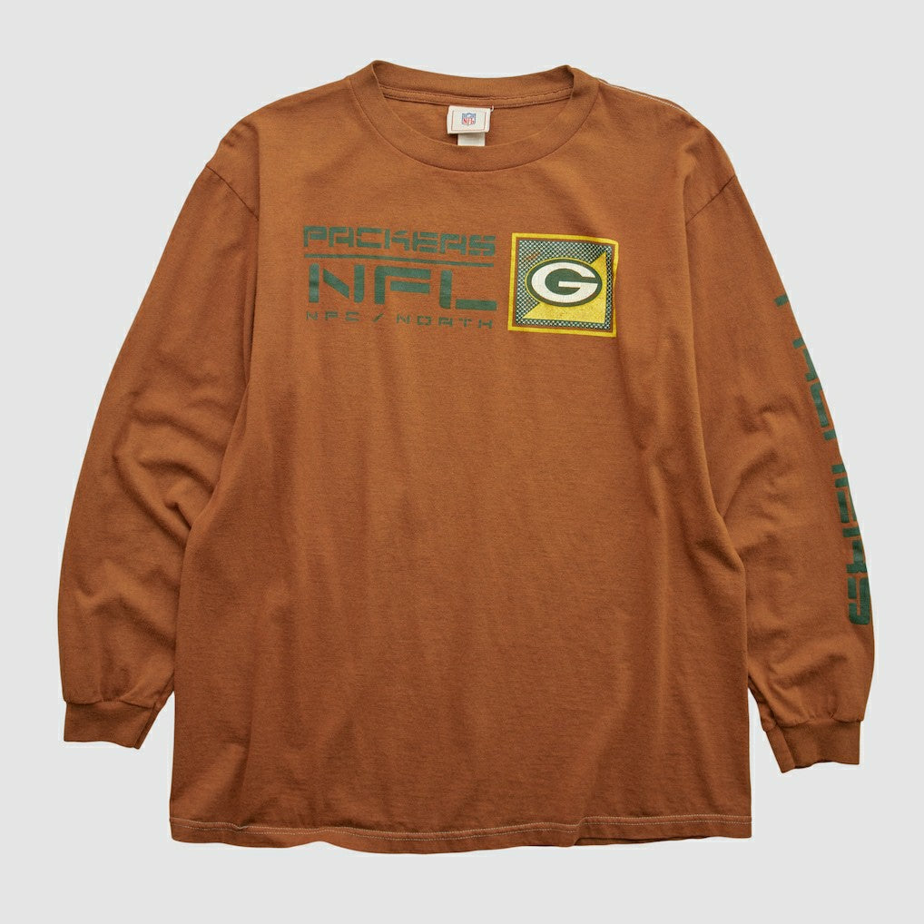 Green Bay Packers NFL 2000s Long Sleeve T-shirt Clay Vintage - Fanatics