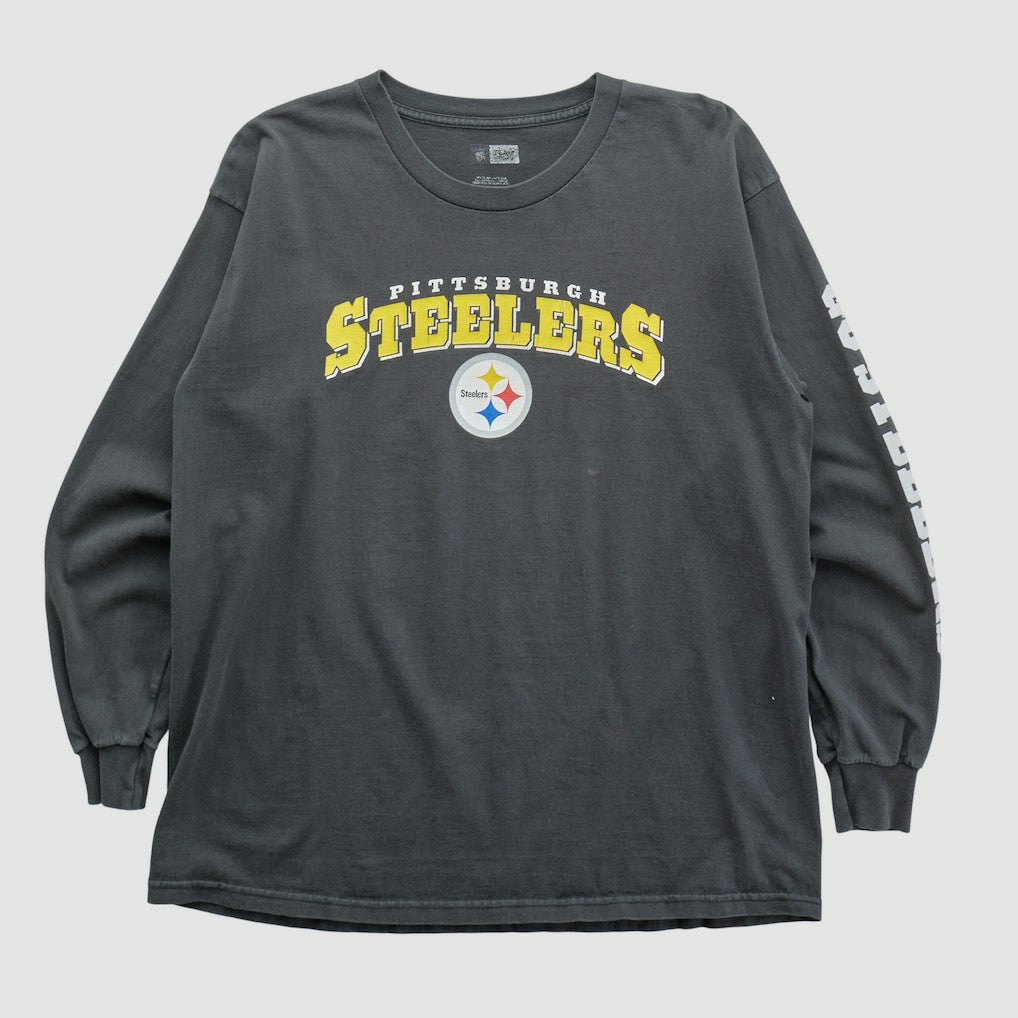 Pittsburgh Steelers NFL 2010s Long Sleeve T-shirt Black Vintage - Fanatics