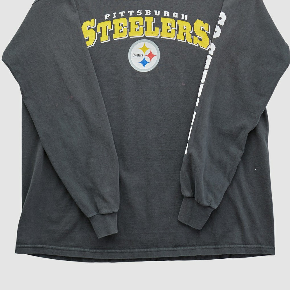 Pittsburgh Steelers NFL 2010s Long Sleeve T-shirt Black Vintage - Fanatics