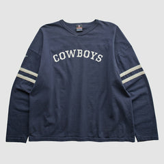 Dallas Cowboys NFL 2000s Long Sleeve T-shirt Navy Vintage - Fanatics