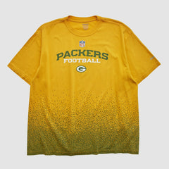 Green Bay Packers Reebok 2000s T-shirt Yellow Vintage - Fanatics
